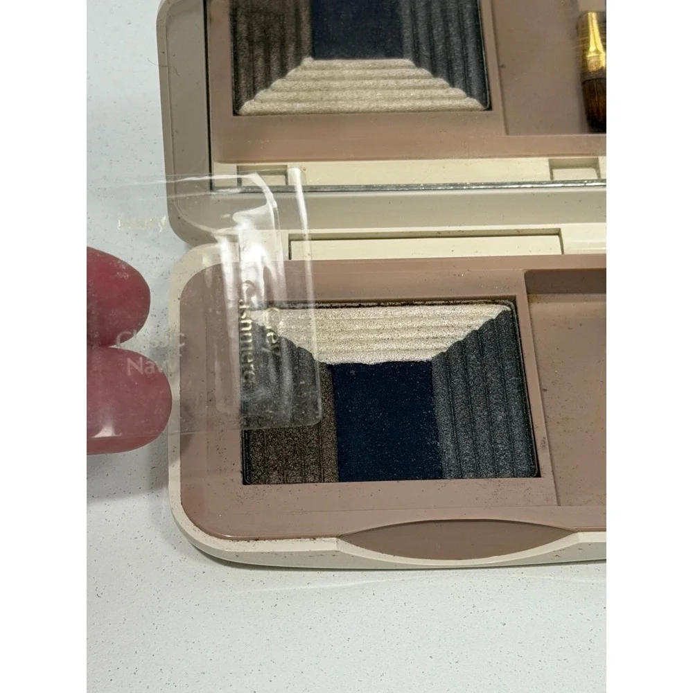 Estee Lauder‎ Tailleur 01 Pressed Satin Eyeshadow Palette Vintage Camel Navy